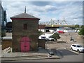 TQ3880 : Blackwall: Poplar Dock Accumulator Tower (2 of 2) by Nigel Cox