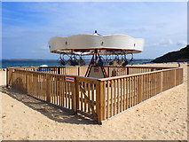 SW5240 : Carousel on Porthminster Beach, St Ives by Gary Rogers