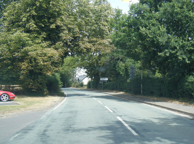 A488 at The Nag's Head, Pontesbury