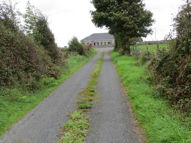 Lane joining local road L1615 at Mawleghmore
