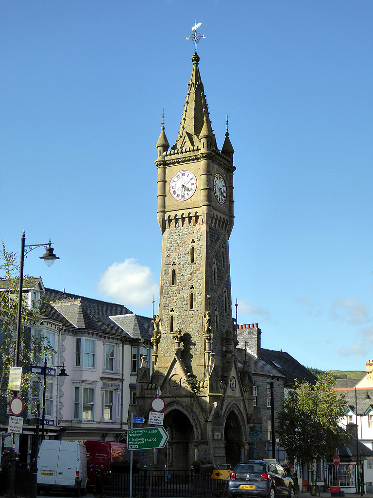 Machynlleth Clock Tower © John Lucas :: Geograph Britain and Ireland