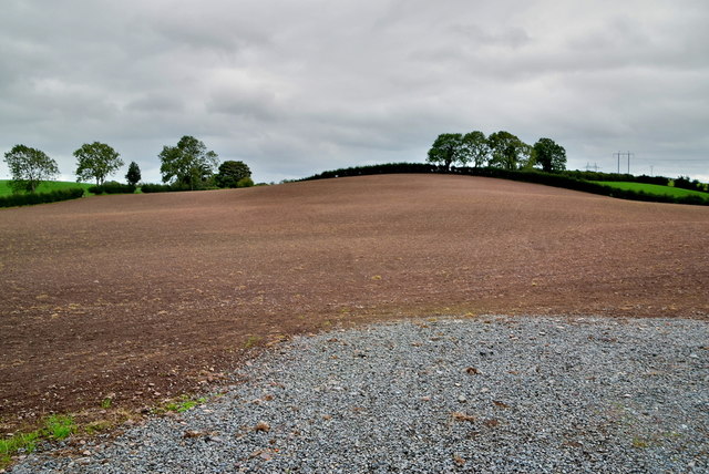 A harrowed field, Camowen
