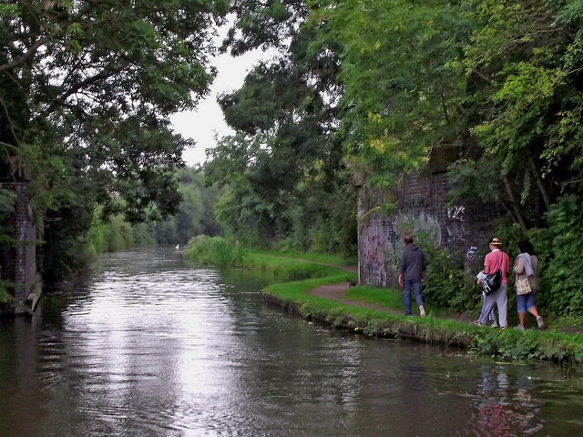 Grand Union Canal north-west of Blaby in Leicestershire