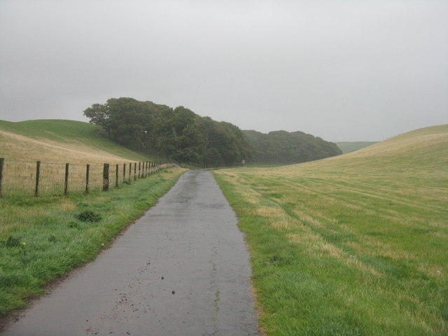 The road from Weatherly to Woodhall