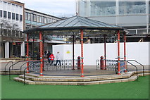 TQ2736 : Bandstand in Queens Square (3) by Barry Shimmon