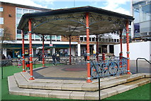 TQ2736 : Bandstand in Queens Square (4) by Barry Shimmon
