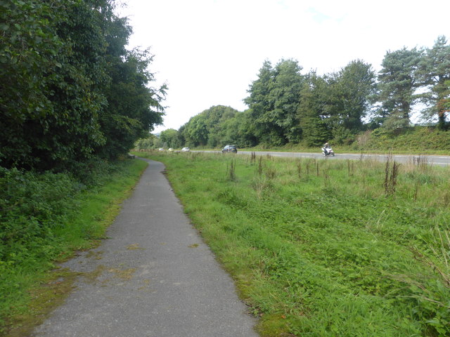 Cycle Route 3 alongside the A394