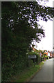 TM4198 : Norton Subcourse Village sign on The Street by Geographer