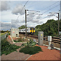 TL4944 : Approaching Hinxton Level Crossing by John Sutton