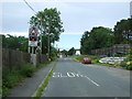 Approaching level crossing on Low Lane, Witton-le-Wear