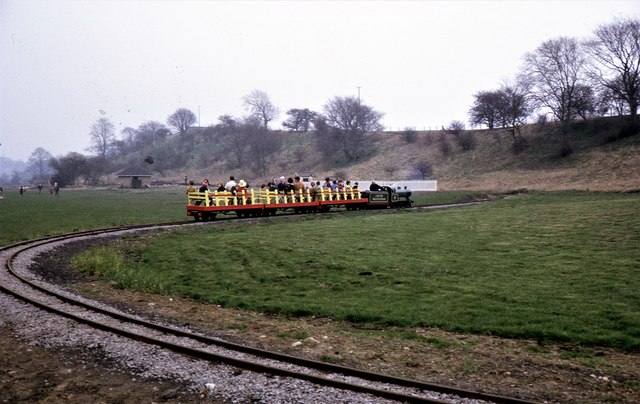 Miniature Railway at Whorlton Lido (1971)
