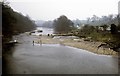 NZ1014 : Downstream River Tees, Whorlton Bridge (1971) by Stanley Howe
