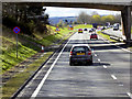 Southbound A9 at Luncarty