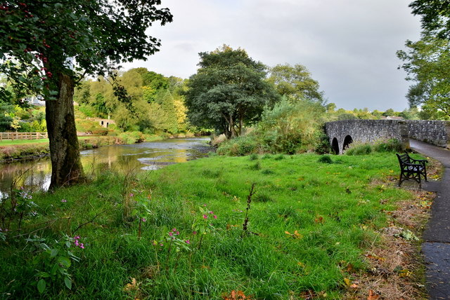 Riverbank at Cranny, Omagh © Kenneth Allen :: Geograph Ireland