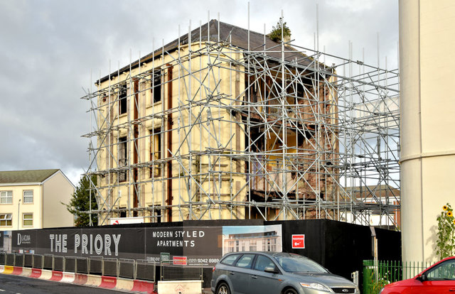 The Priory apartments site, Holywood - September 2018(1)