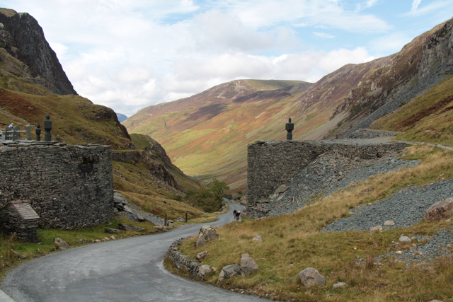 The Honister Pass at the Slate Mine Visitor Centre 
