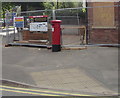 Fenced-off building site on a Leckhampton corner, Cheltenham