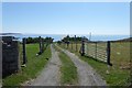 Driveway to a house on the cliffs