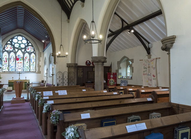 All Saints' church interior, North Hykeham