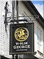 Sign for Ye Olde George Inn, Colnbrook