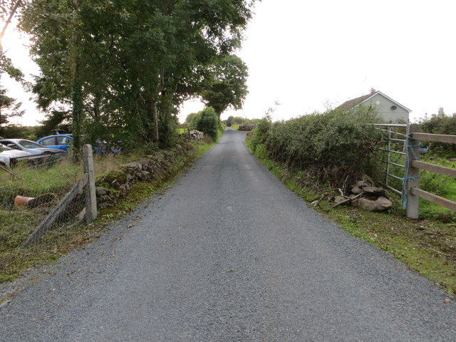Local road L6539 between Cloonkeen and Clooncran