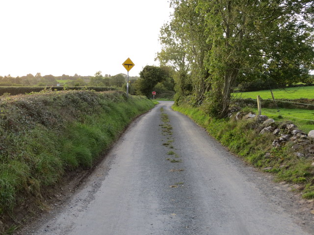 Local road L6539 approaching the N60 road between Cloonkeen and Fortaugustus