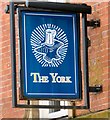 The sign of The York