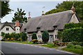 Thatched cottages at Teffont Magna