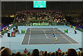 Davis Cup Action - Emirates Arena