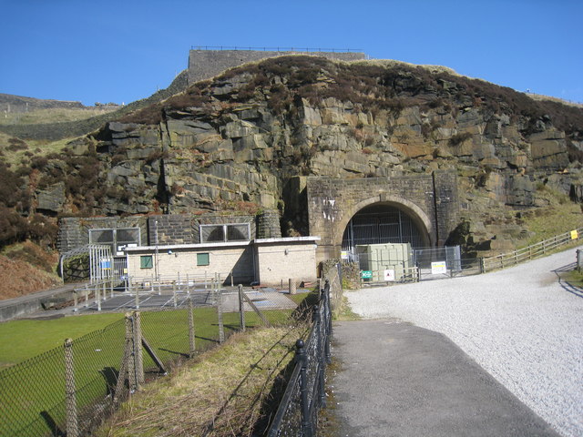 Western portal of Woodhead railway tunnels