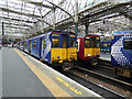 Class 314 trains at Glasgow Central