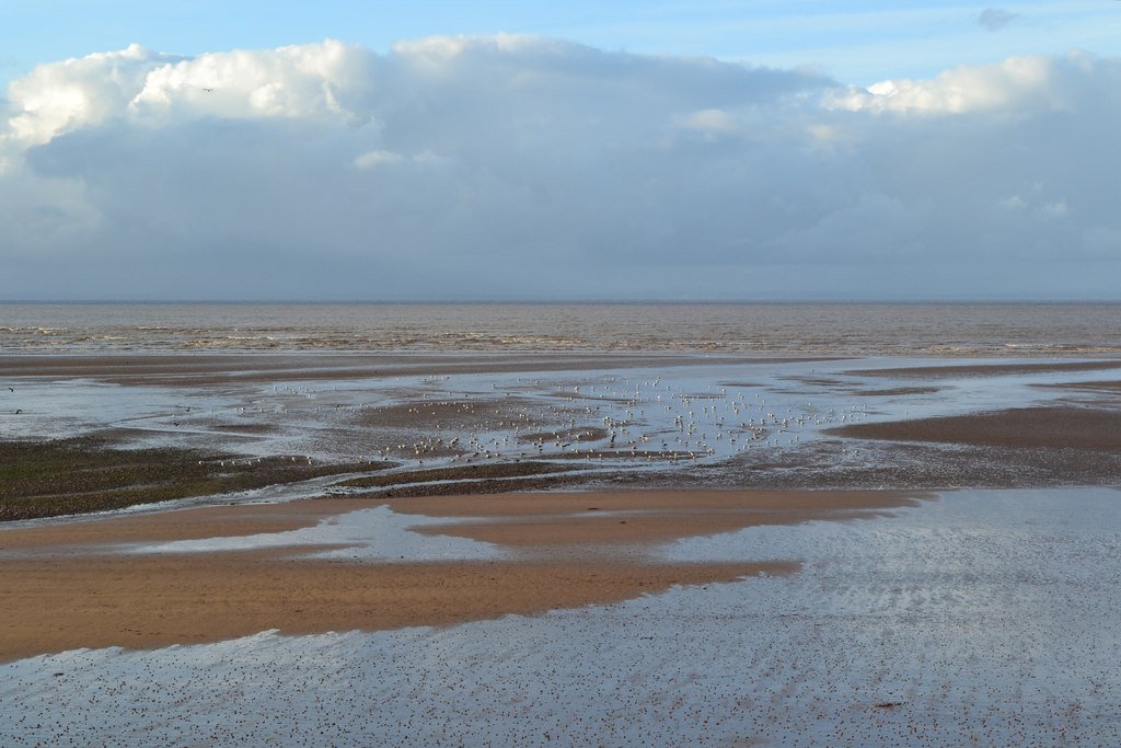 Beach and sky at Blue Anchor © David Martin :: Geograph Britain and Ireland