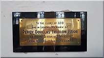 TM3698 : War memorial inside Holy Trinity church, Loddon by Helen Steed