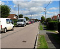 NE along Beach Avenue, Severn Beach