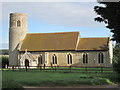 TF8800 : All  Saints  Parish  Church  and  graveyard  Threxton  Hill by Martin Dawes