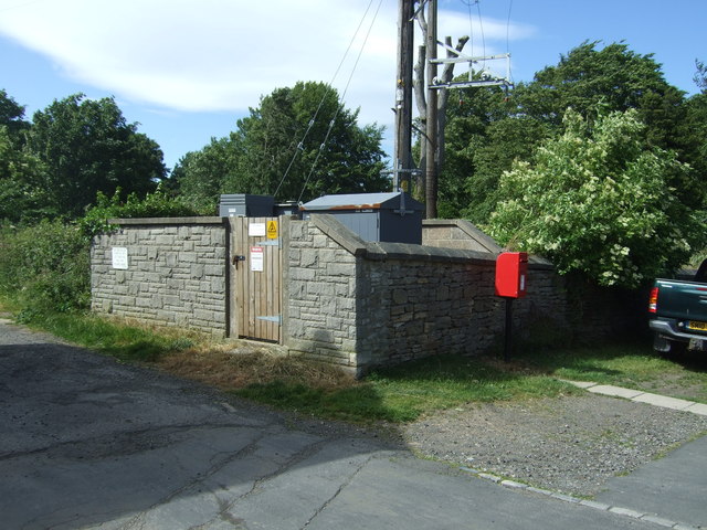 Electricity sub station on Church Street, High Etherley