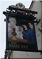 Sign for the Same Yet public house, Simister