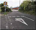 Give way to oncoming vehicles, Brook Lane, Westbury