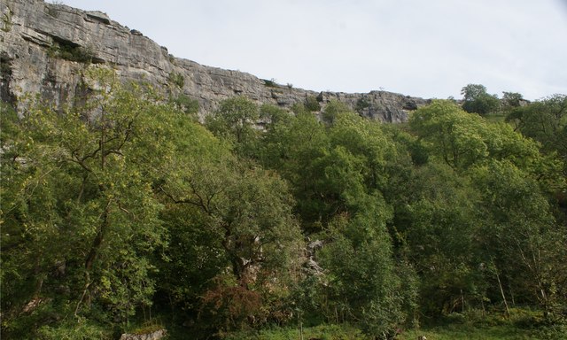 View of Malham Cove from the path leading to the base of the cove #2
