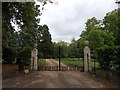 SK9616 : Entrance to the Grounds of Clipsham Hall, Bradley Lane by Stephen Armstrong