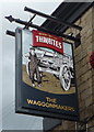 Sign for the Waggonmakers Arms, Woolfold