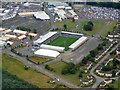 Ferguslie Park and St Mirren Park from the air