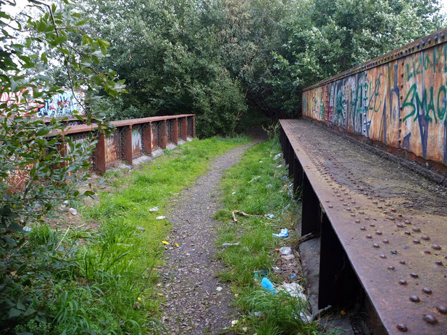 Dismantled Railway over Edge Green Lane