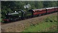 GWR No. 2857 heading to Highley Railway Station