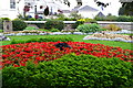 Flower beds beside Taw Vale, Barnstaple