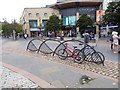 NO4030 : Cycle rack on the City Square by Oliver Dixon