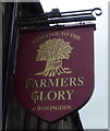 Sign for the Farmers Glory public house