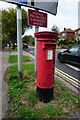 SK4490 : Post box on Pleasley Road by Ian S