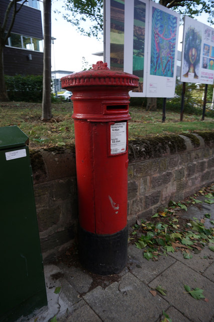 Post box on Moorgate Road, Rotherham