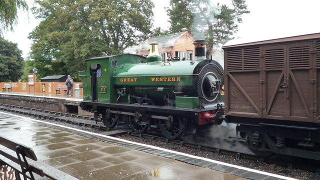 GWR No. 813 at Arley Railway Station